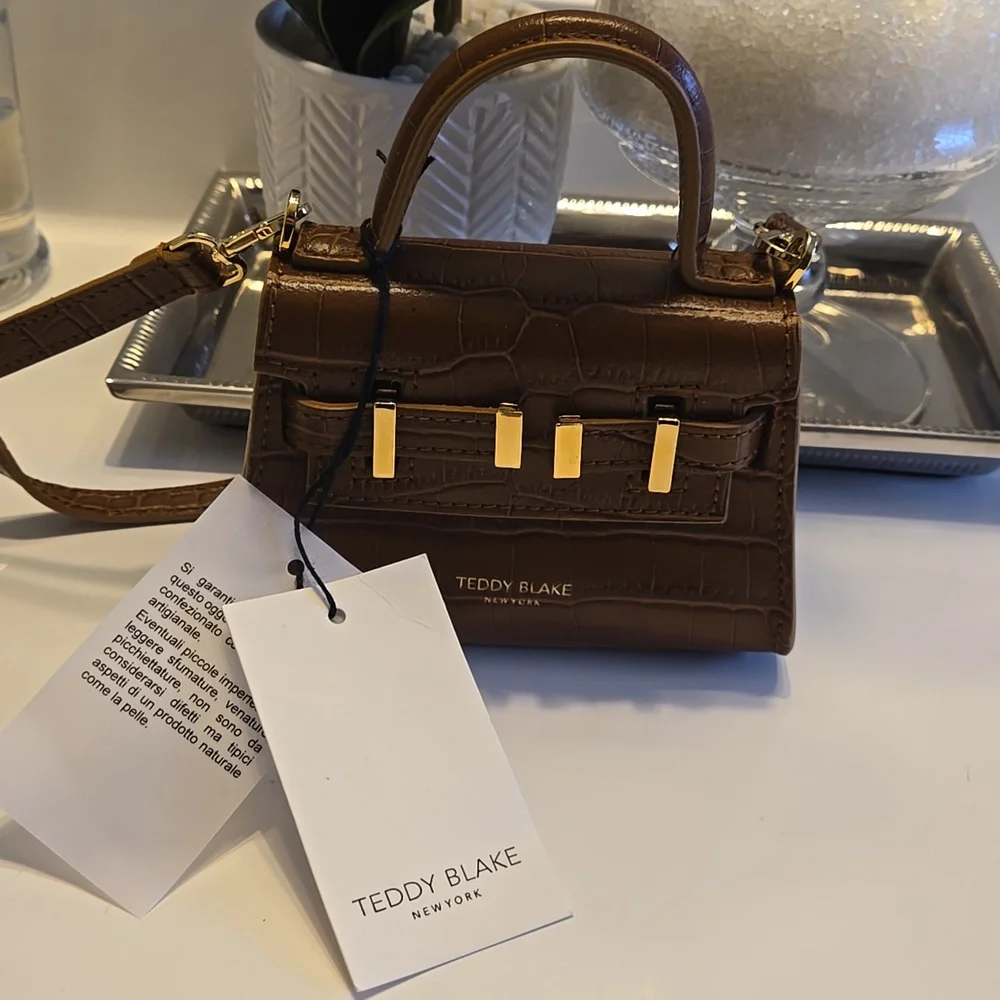 Teddy Blake Brown Ava Micro Bag - Picture 2 of 4